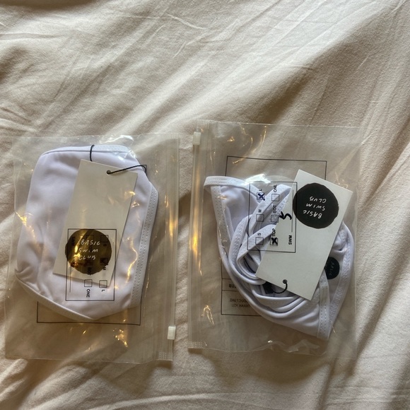 Basic swim la premiere M + L BRAND NEW white - Picture 4 of 5